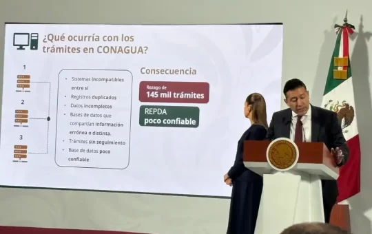 La Comisión Nacional del Agua (Conagua) detectó 58 mil 938 inconsistencias en los títulos de concesiones de agua en México, durante una revisión exhaustiva de los 536 mil registros que posee el organismo.