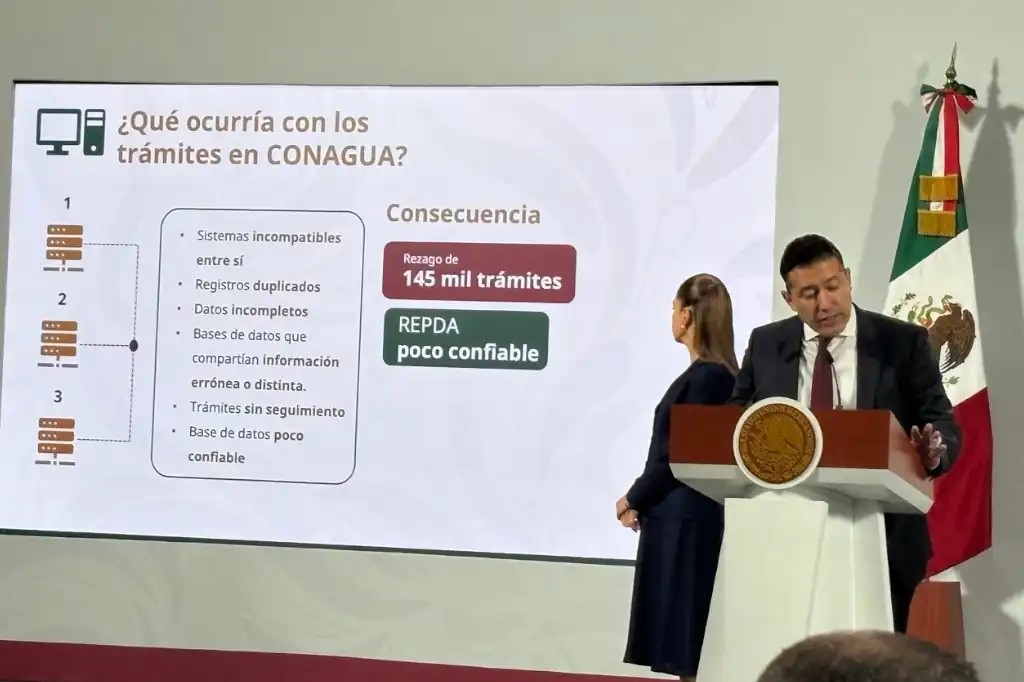 La Comisión Nacional del Agua (Conagua) detectó 58 mil 938 inconsistencias en los títulos de concesiones de agua en México, durante una revisión exhaustiva de los 536 mil registros que posee el organismo.
