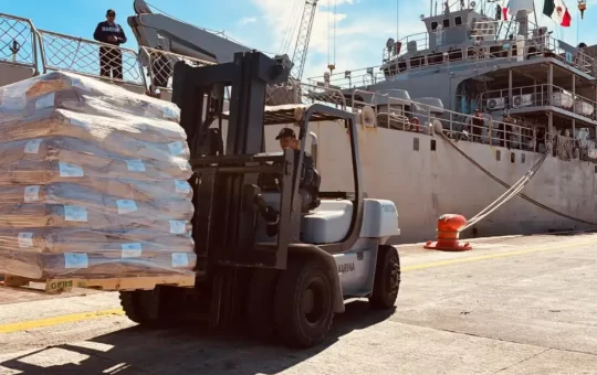 México envía más de 800 toneladas de ayuda humanitaria a Cuba